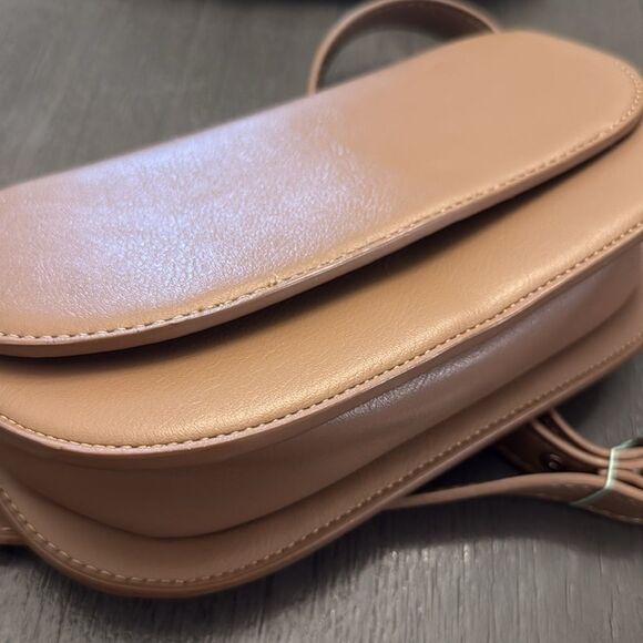 Melie Bianco Vegan Leather Shoulder Bag Adjustable Strap - Picture 13 of 16